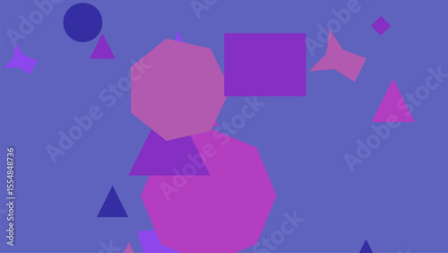 Abstract Purple and Pink Triangle Background