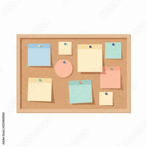 Colorful Sticky Notes Board