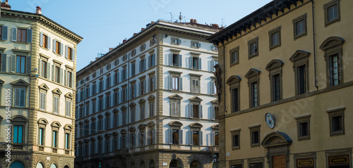 Ancient palaces of Italian city