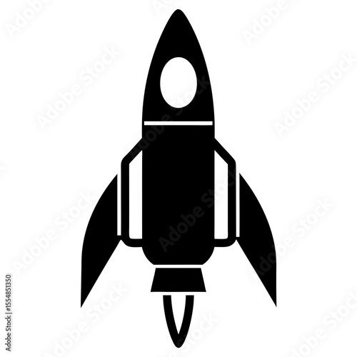 space rocket vector illustration