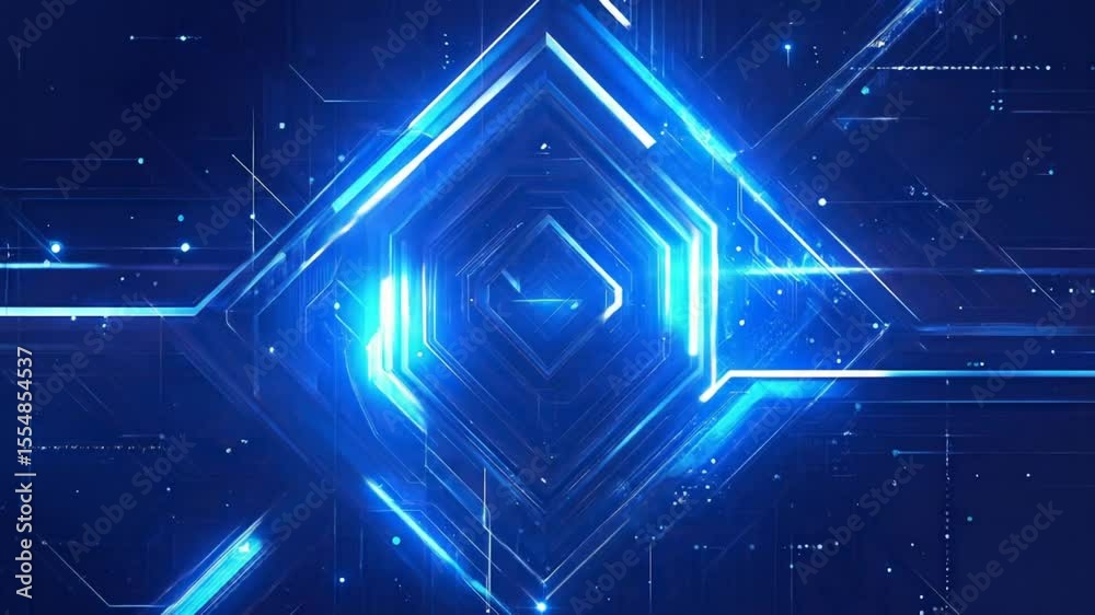 Abstract blue futuristic technology design