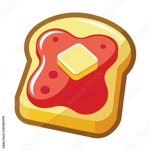 Roasted turkey with garnish vector, white background