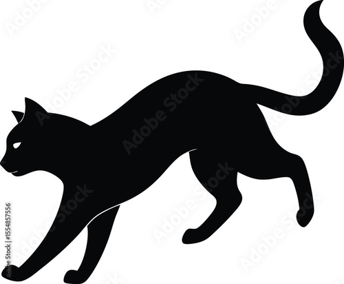 Cats and Dogs Silhouette Bundle Sitting, Playing, Sleeping, and Pet Pose Vector Collection