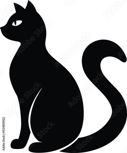 Cats and Dogs Silhouette Bundle Sitting, Playing, Sleeping, and Pet Pose Vector Collection