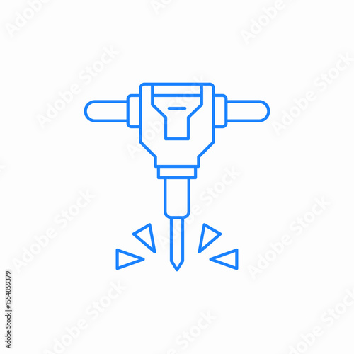 hand drill icon sign vector