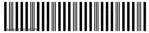 vector bar code. Barcode illustration. Clipart isolated on transparent background.