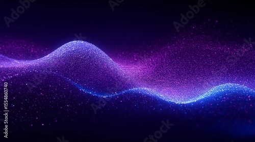 Cyber big data flow. Blockchain data fields. Network line connect stream. Concept of AI technology, digital communication, science research, 3D illustration music