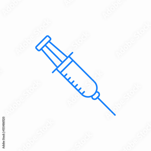 medical syringe  icon sign vector