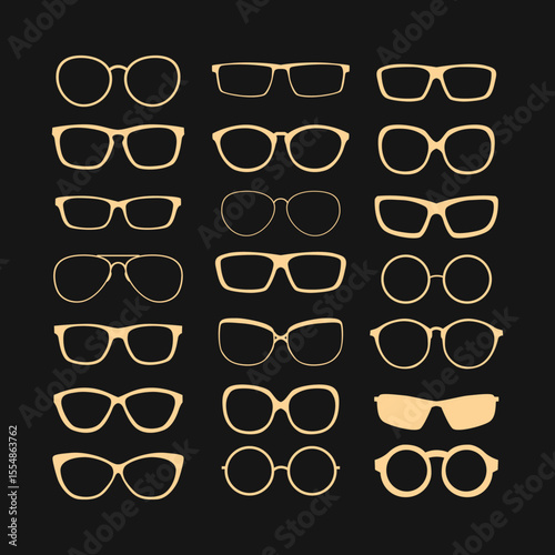 Sunglasses Luxury trendy useful design stunning abstract vector illustration artwork