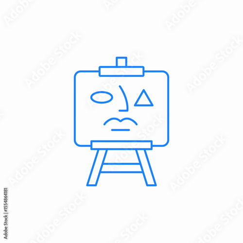 modern art icon sign vector