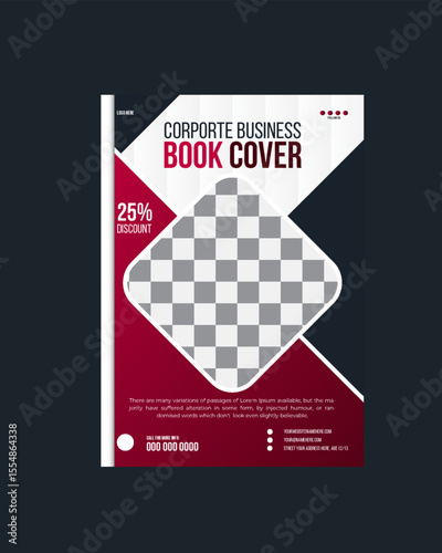 Professional Business book cover 2050, new annual report, print-ready business cover design, book cover design eps file print-ready, company profile, business profile