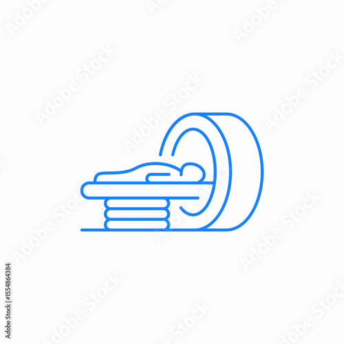 mri scan imaging icon sign vector