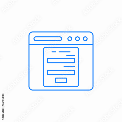 online assesment icon sign vector