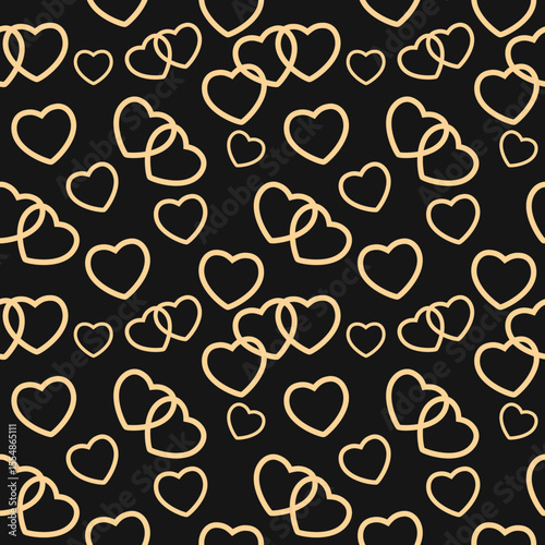 Hearts Luxury trendy useful design charming abstract vector illustration artwork
