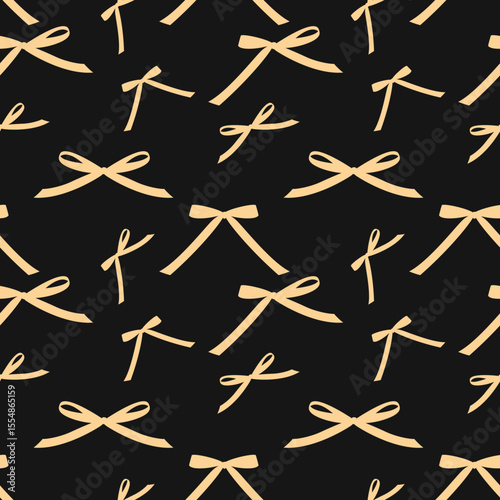 Ribbon Bow Luxury trendy useful design charming abstract vector illustration artwork