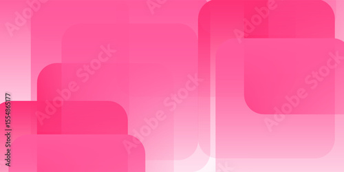 Pink geometric abstract background overlap layer on bright space with . Modern graphic design element rounded style concept  simple good art nice modern vector