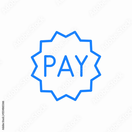 payment secure transaction icon sign vector