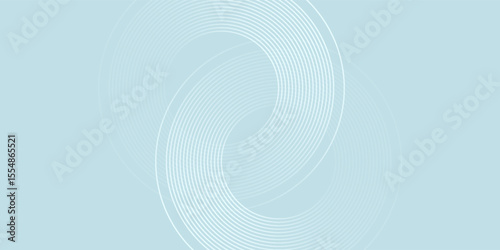 Modern abstract background. Glossy white gradient circle lines. Minimal geometric pattern. Simple graphic elements art good nice natural illstrations