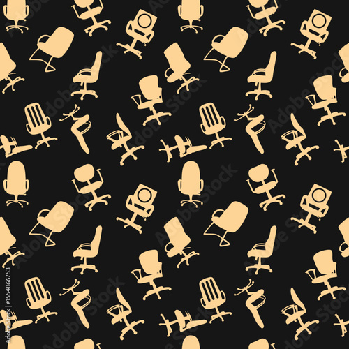 Office chairs Luxury trendy useful design good abstract vector illustration artwork