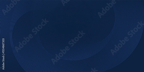 Blue wave curve abstract presentation background. Luxury paper cut background.
