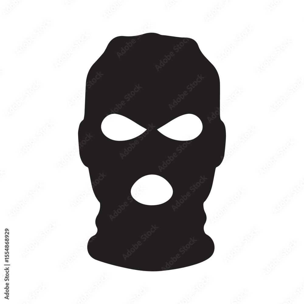 Winter balaclava mask and tactical face cover illustration for cold weather protection Winter balaclava mask and tactical face cover illustration for cold weather protection