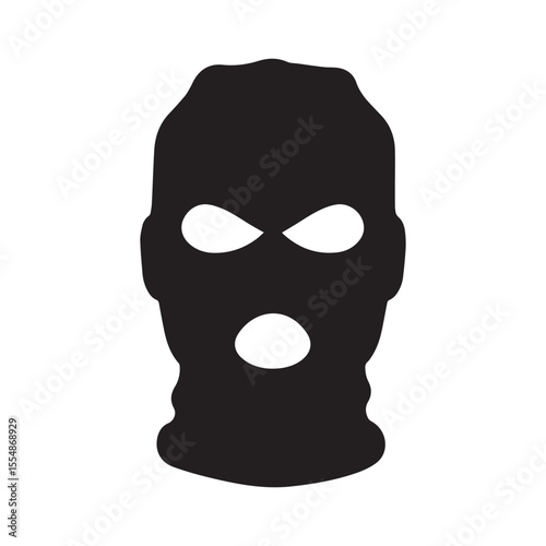 Winter balaclava mask and tactical face cover illustration for cold weather protection