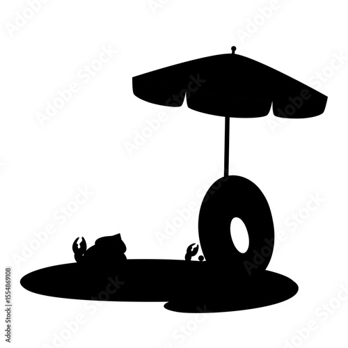 mouse with umbrella