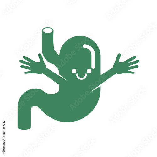 Stomach Health Medical Icon Design