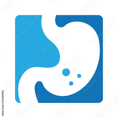 Stomach Health Medical Icon Design