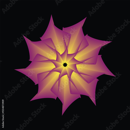 Abstract design background with floral