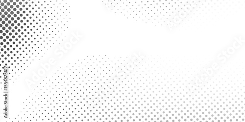 Dots gradient background. Faded grit noise texture. White and black sand wallpaper. Retro pixelated backdrop. modern simple good art