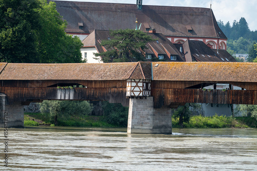 Holzbrücke Bad Säckingen over the Rhine River