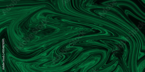 green liquid marble background. Abstract dark green liquid marble texture background vector. Wallpaper design abstract background. Elegant wavy background. Liquify Abstract Pattern with Black .