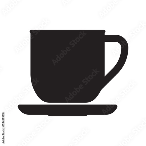 Cup icon. Drink icon. Coffee or tea cup. 