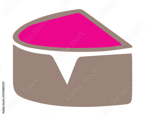 Cake Silhouette, EPS Vector, fully Editable File.