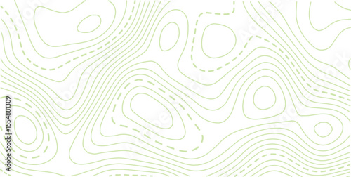 Topographic dot pattern in green and white

