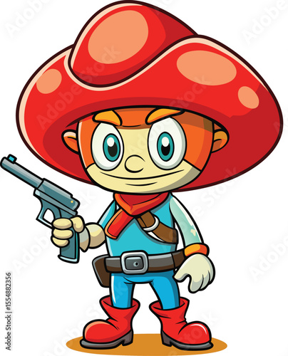 3d adventurer with a magnifying glass