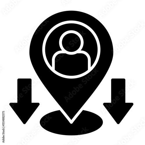 Local Impact  Icon Element For Design	