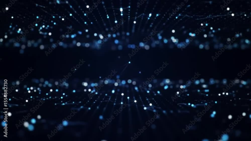 Abstract Digital Network Background Loop