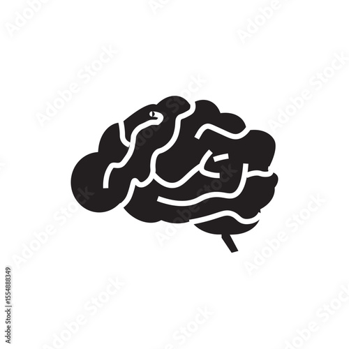 Brain Glyph Icon