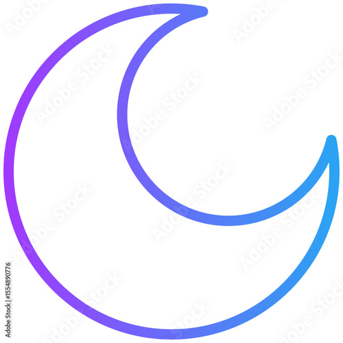 Moon for weather, website, application, printing, document, poster design, etc