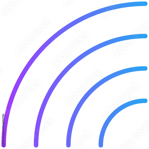 Rainbow for weather, website, application, printing, document, poster design, etc