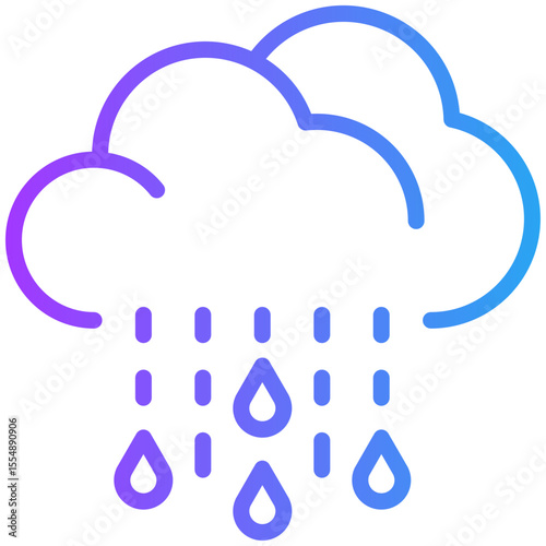 Rains drop  for weather, website, application, printing, document, poster design, etc
