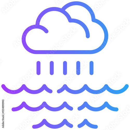 Floods for weather, website, application, printing, document, poster design, etc