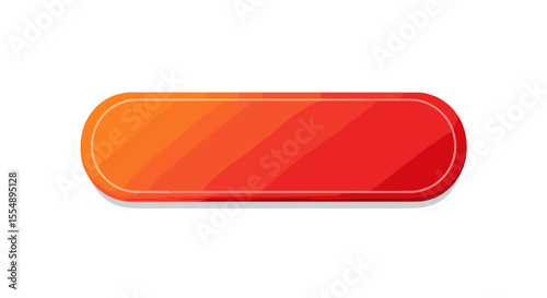 Gradient button design vector illustration for web ui elements in modern flat style