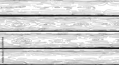 Wooden plank texture vector illustration for rustic design, flat style