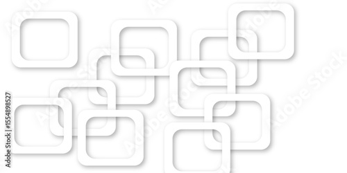White and gray overlap triangle geometric technology pattern. gray rectangle frames with soft shadows white square line technology concept .White triangular beautiful tech layout triangle background. 