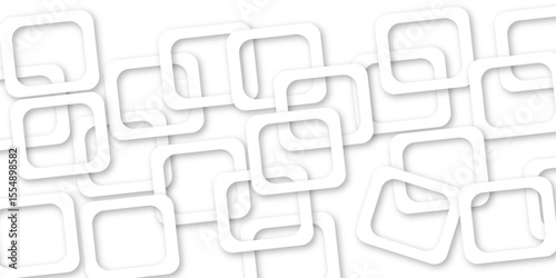 White and gray overlap triangle geometric technology pattern. gray rectangle frames with soft shadows white square line technology concept .White triangular beautiful tech layout triangle background. 