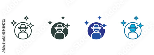 Senior Icon Set Multiple Style Of