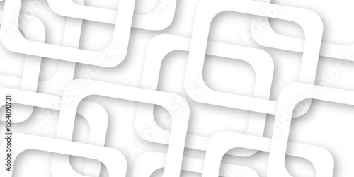 White and gray overlap triangle geometric technology pattern. gray rectangle frames with soft shadows white square line technology concept .White triangular beautiful tech layout triangle background. 